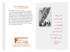 St. Francis Breadline: <br> Deceased Secular Card