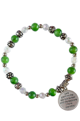 St. Jude Italian Beaded Stretch Bracelet
