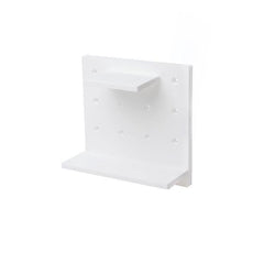 Suction Wall Plastic Hole Plate Storage Rack for Living Room Kitchen Bathroom Storage