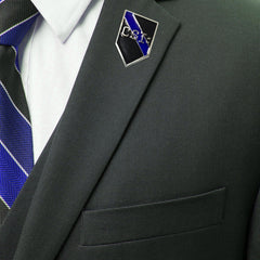 Thin Blue Line Police Sheriff CSI Crime Scene Investigators Lapel Pin