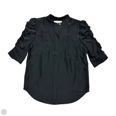 Top Short Sleeve By Frame In Black, Size: Xs