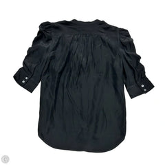 Top Short Sleeve By Frame In Black, Size: Xs