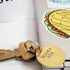 UNF*CKWITHABLE Key Ring - Funny Brass Keychain - Inspirational Women's Gift - Motivational Keychain- Sarcastic Gift for Her - Funny Mantra