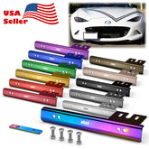 Universal Aluminum Front Bumper License Plate Bracket Relocator Mount (Black / Blue / Bronze / Champagne Gold / Gold / Gray / Green / Neo Chrome / Orange / Purple / Red / Silver)