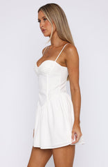 You're A Problem Mini Dress White