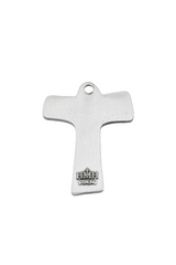 0.8" Saint Francis of Assisi Tau Cross Sterling Silver Medal