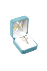 0.8" Saint Francis of Assisi Tau Cross Sterling Silver Medal