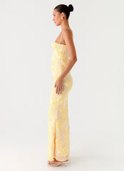 That Girl Maxi Dress - Lemon