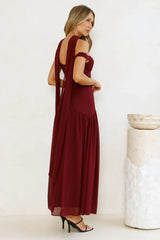 The Style Spotlight Off Shoulder Maxi Dress