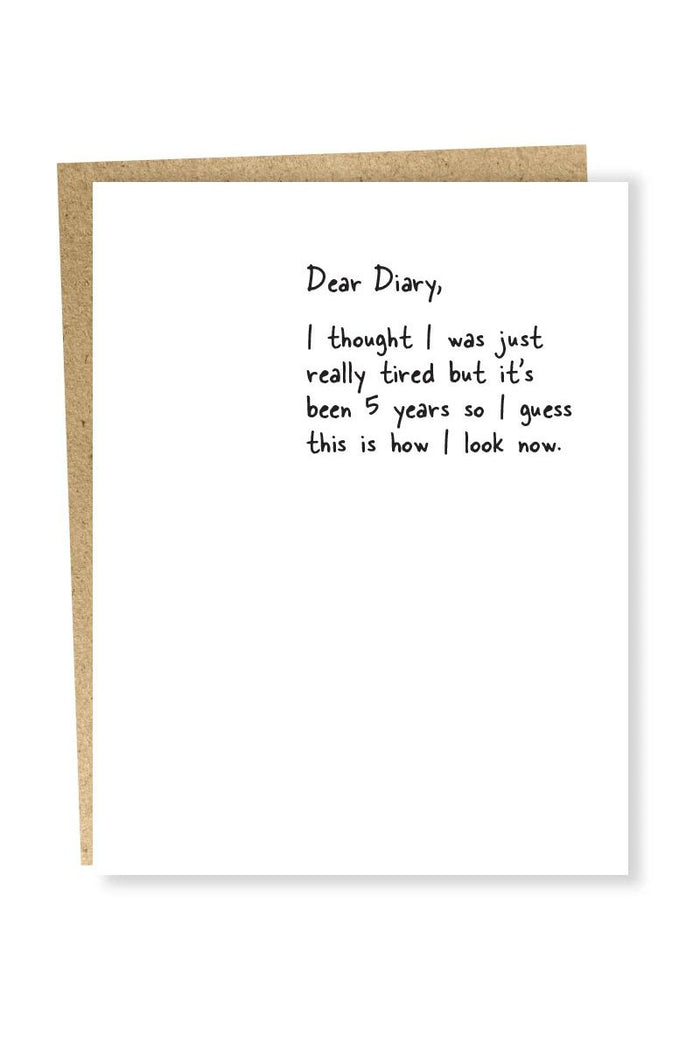 5 Years Card