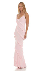 Ruffle Maxi Dress