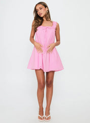 Swing Mini Dress Pink