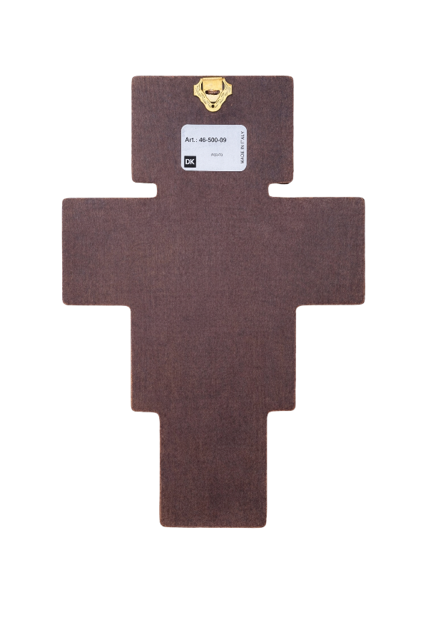 8 3/4" San Damiano Cross with Gold Border