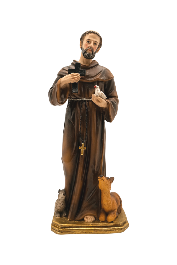 8" St. Francis of Assisi Statue