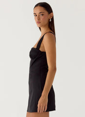 Christopha Mini Dress - Black