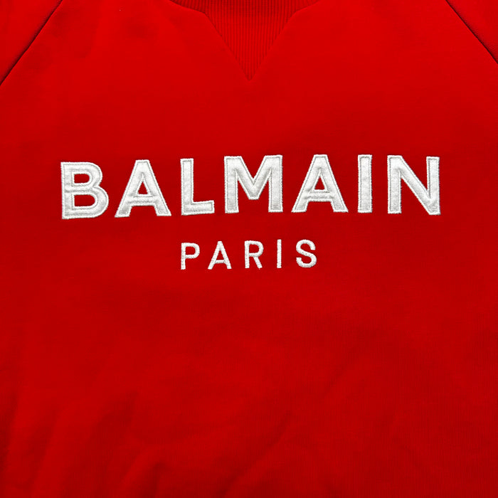 Red Logo Sweater - M