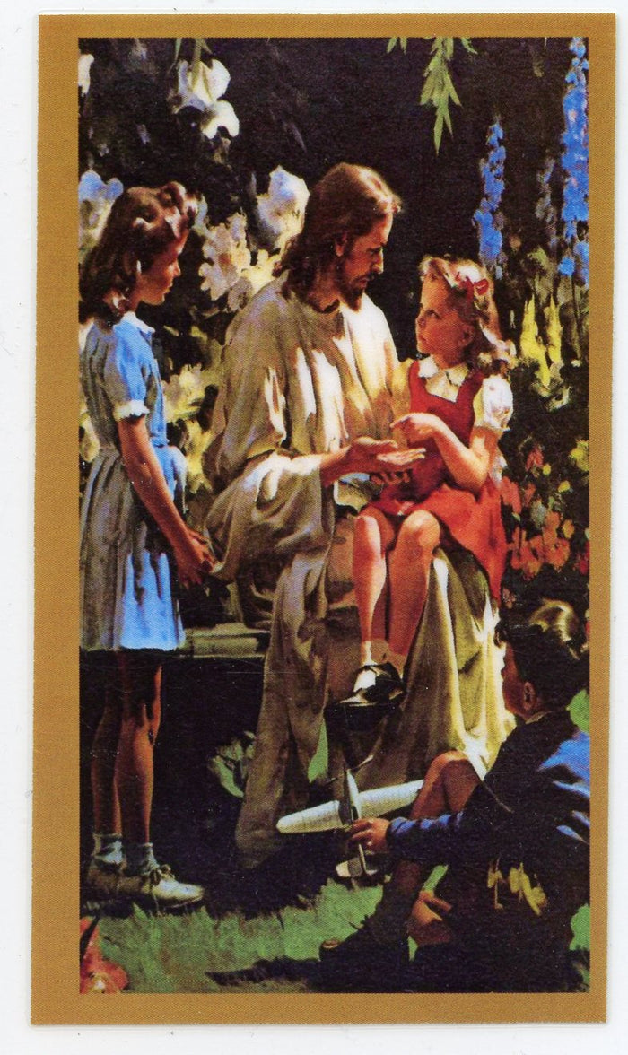 A Prayer for Children 1 U - LAMINATED HOLY CARDS- QUANTITY 25 PRAYER CARDS