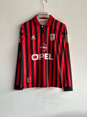 Adidas AC Milan 1999-2000 Home Jersey