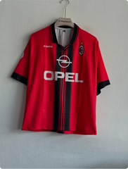 ACMILAN 1998-99 HOME KIT MALDINI FIVESLEEVE POLO
