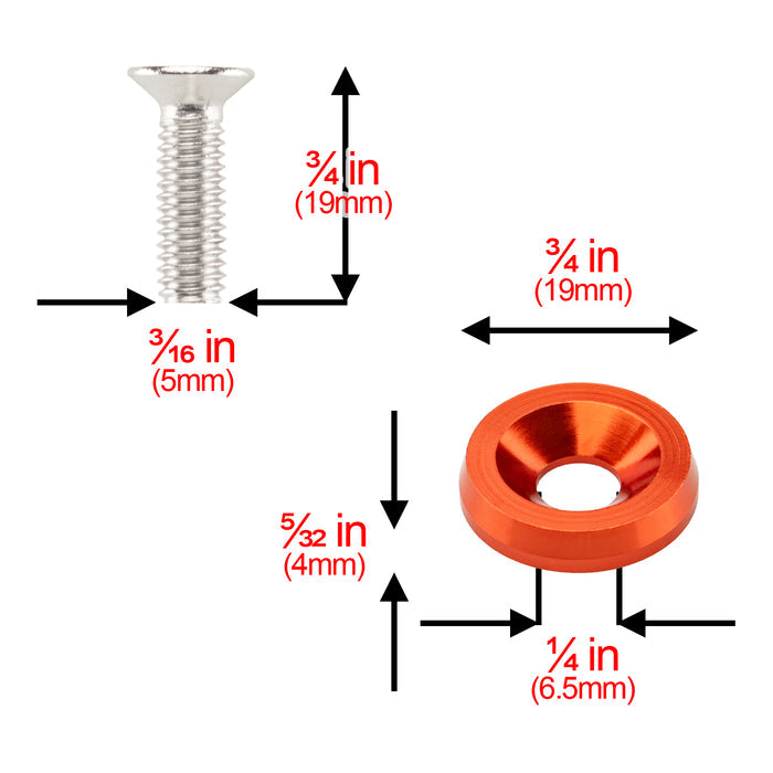 Orange / 10pcs