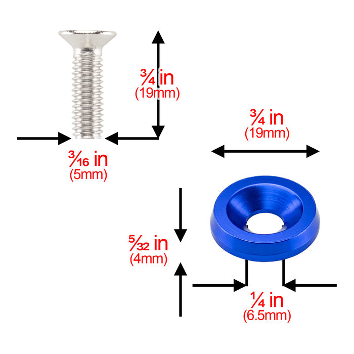 Blue / 10pcs