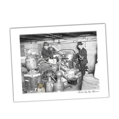 Another Dog Day Afternoon Prohibition Confiscated Liquor Stills Glossy Print