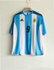 ARGENTINA 2002-03 HOME KIT BATISTUTA FIVESLEEVE