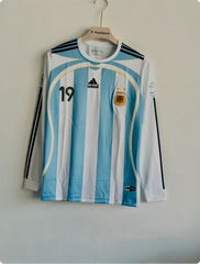 ARGENTINA 2006-07 HOME KIT MESSI FULLSLEEVE PRINTED