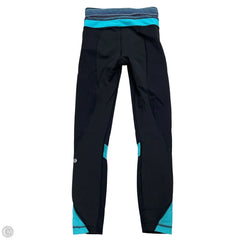 Athletic Capris By Lululemon In Black & Blue, Size: Xs