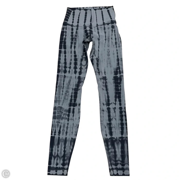 Athletic Capris By Lululemon In Tie Dye Print, Size: S