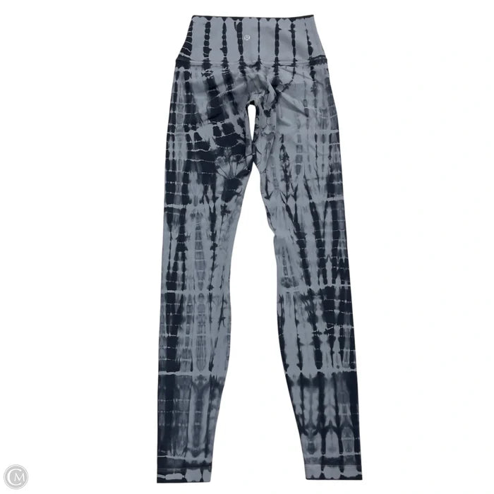 Athletic Capris By Lululemon In Tie Dye Print, Size: S
