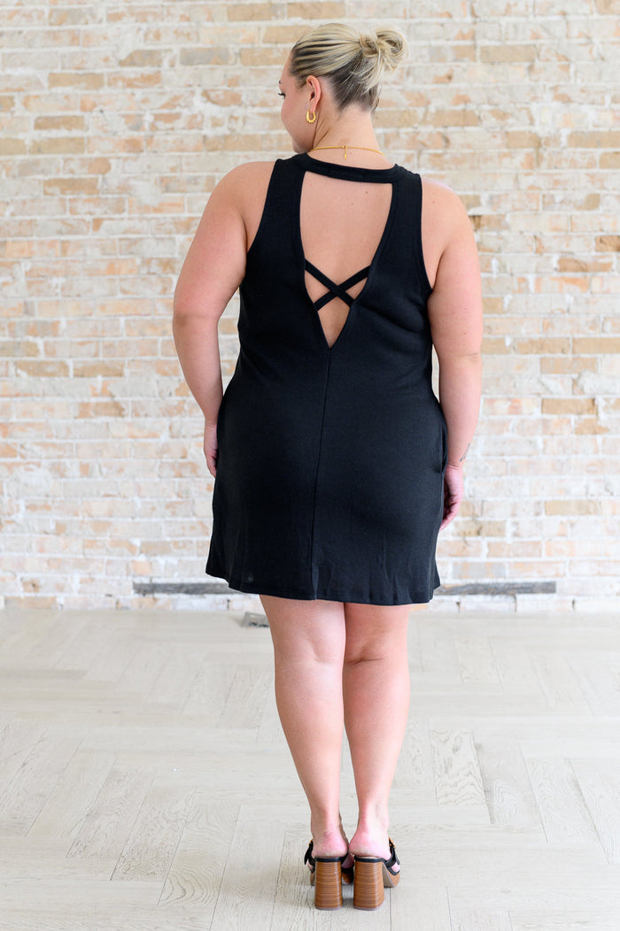 Back it Up Crisscross Cut-Out Back Dress – alternate view 6