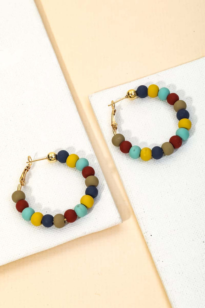 Ball Beaded Earrings