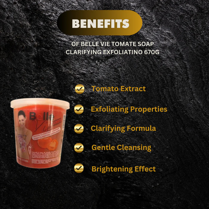 Belle Vie Tomate Soap Clarifying Exfoliatino 670g
