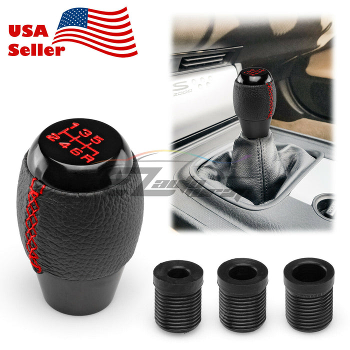 Black 6 Speed Shift Knob Manual JDM Aluminum SK150