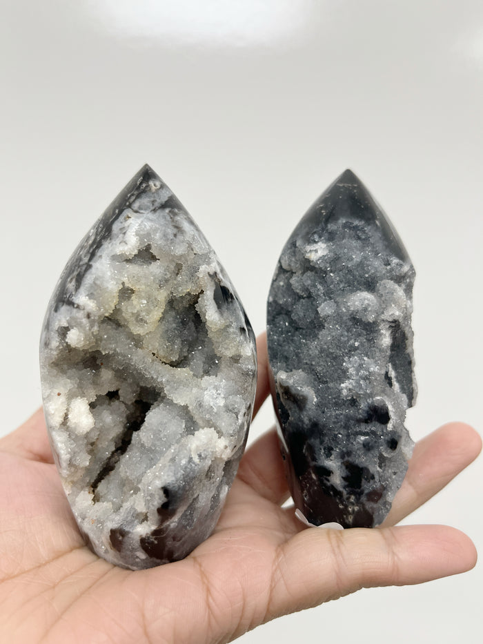 Black Druzy Sphalerite Flare