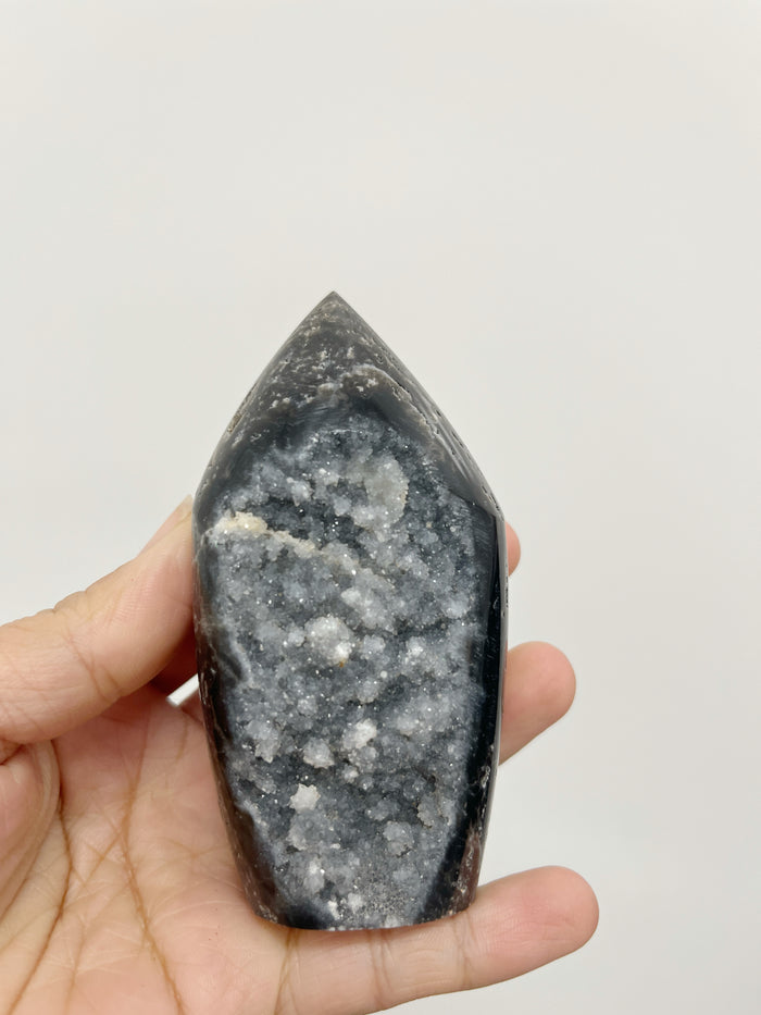 Black Druzy Sphalerite Flare