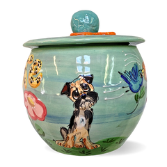 Border Terrier Treat Jar