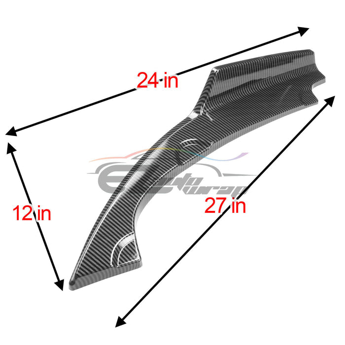 Carbon Fiber Rear Bumper Splitter 2016-2018 Honda Civic PC-C10BD27-CF