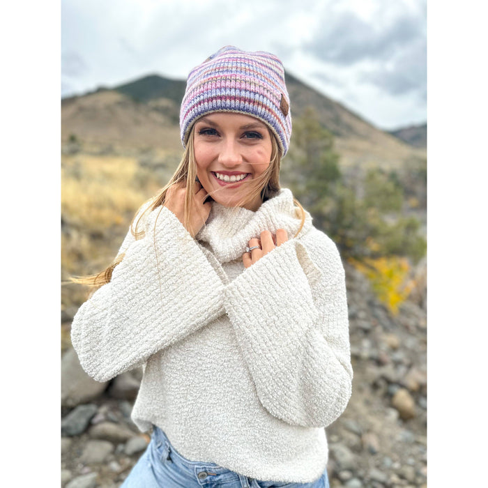 CC Beanie Small Stripe Hat