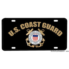 Coast Guard Emblem Design License Plate