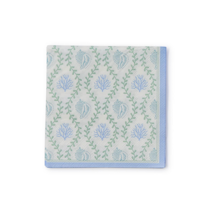 Coastal 3-Ply Paper Cocktail Napkin