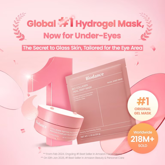 Biodance Collagen Peptide Eye Patches Nudie Glow Australia