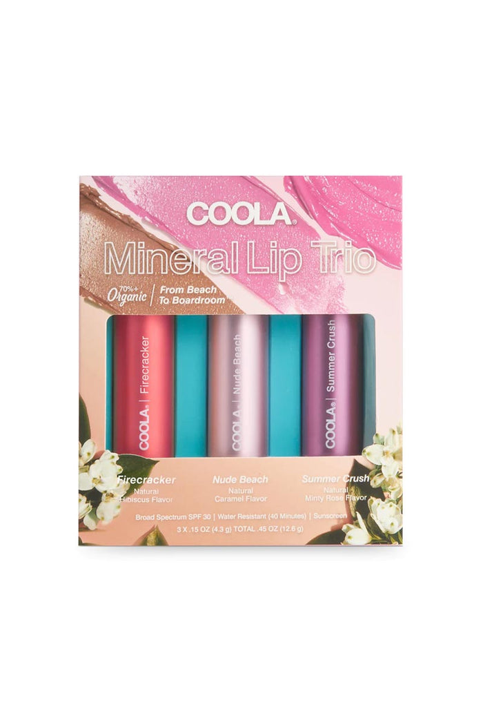 Coola Mineral Lip Trio SPF30