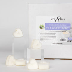 Cre8tion Massage Oil Candles - Tealight 0.5oz - IVY & JUNIPER BERRY 100 pcs./box