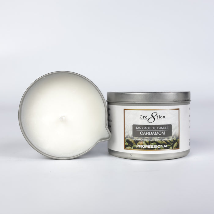 Cre8tion Massage Oil Candles 6oz - CARDAMOM
