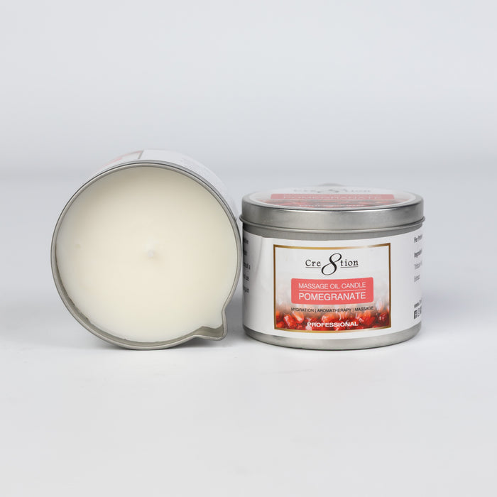 Cre8tion Massage Oil Candles 6oz - POMEGRANATE