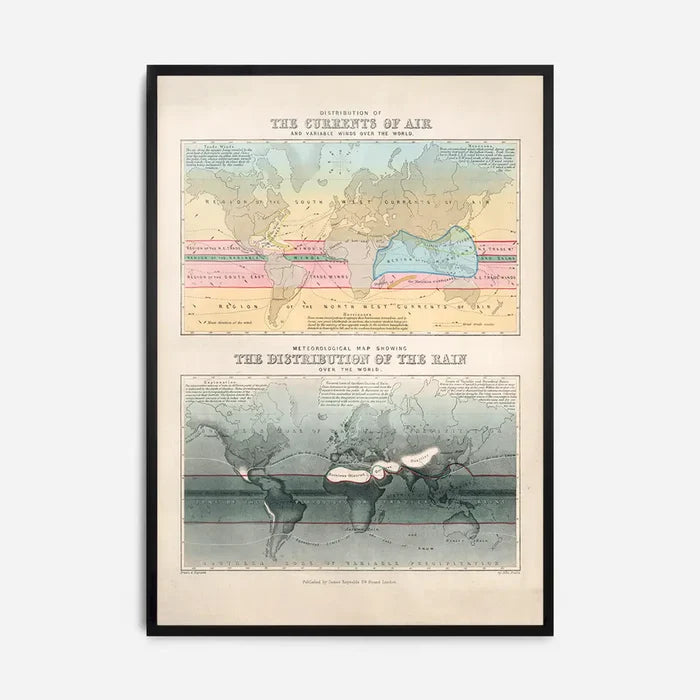 21x30cm | 8¼ x 11¾in / Black Wood Frame