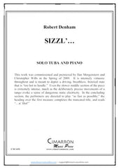 Denham - Sizzl' - Tuba and Piano