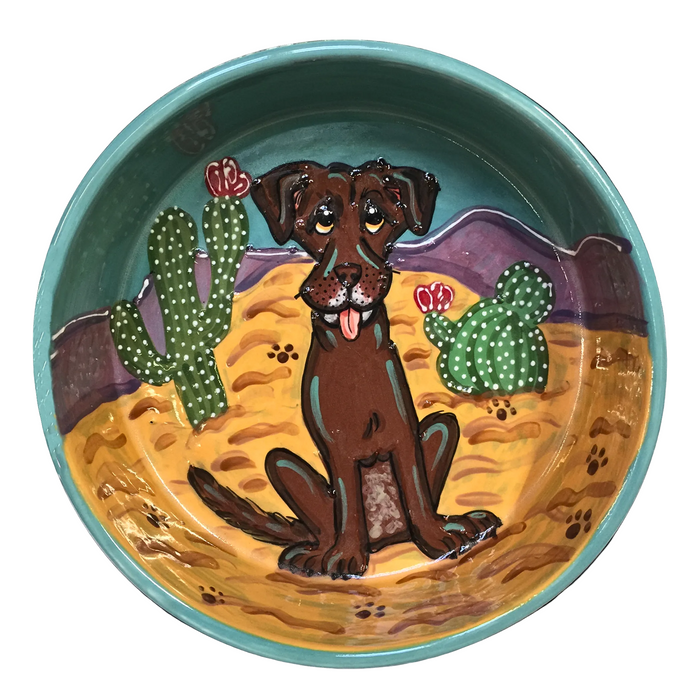 Desert Dry Labrador Water Bowl